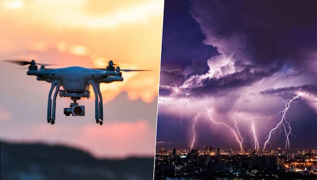Japón reemplaza los pararrayos con drones inteligentes
